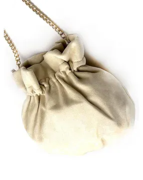 BOLSOS MUJER BEIGE PARA BODAS BONITA Y ELEGANTE LIMOSNERA