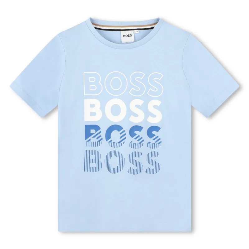 BOSS Camiseta de cuello redondo