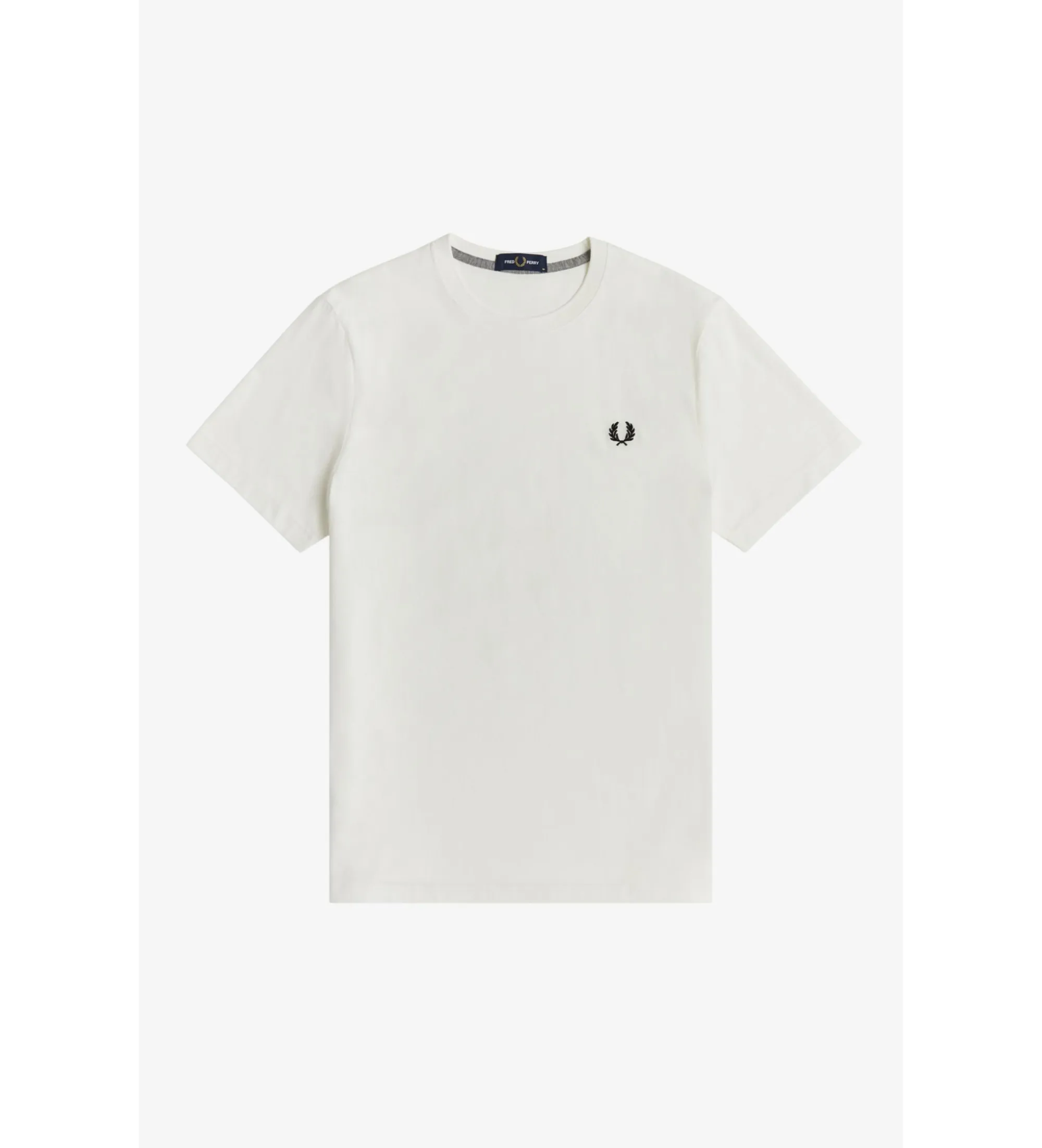 Camiseta de cuello redondo blanco
