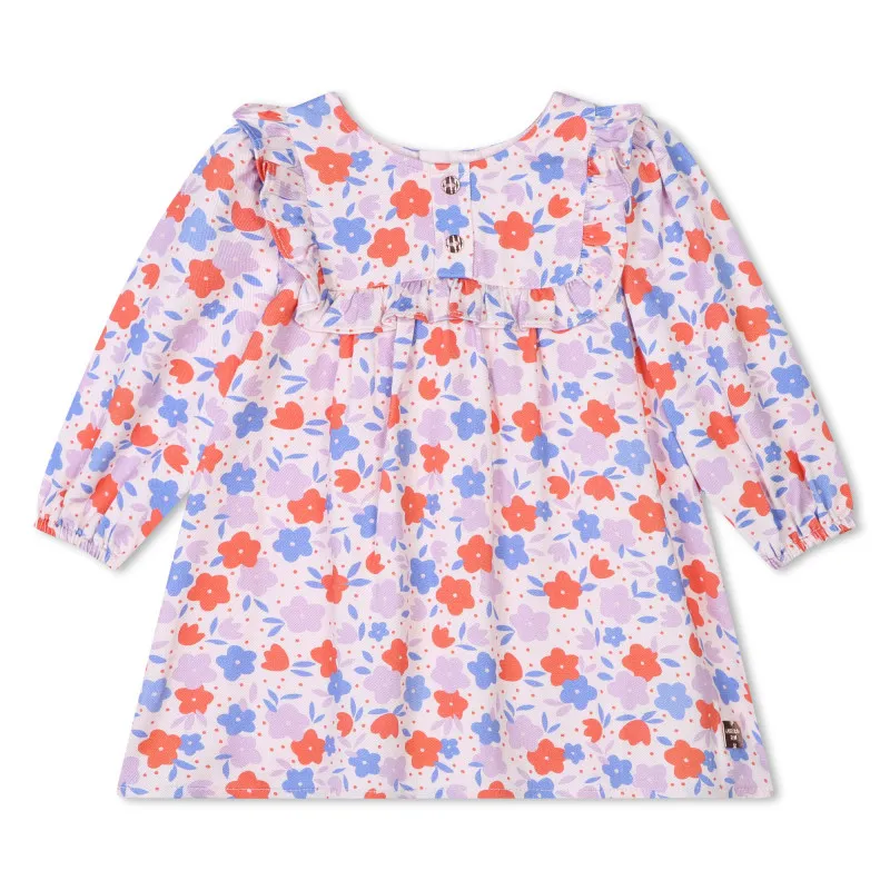 CARREMENT BEAU Vestido floral con volantes