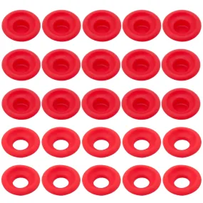 CKANDAY 50 piezas juntas de goma de silicona,2 tipos de sellos a prueba de fugas de alta presión para EZ Cap Swing Flip Top Bote