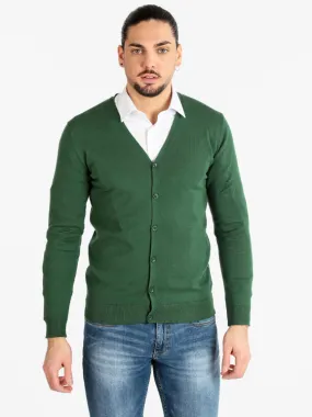Coveri Collection Cárdigan de hombre con botones