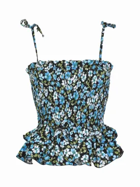 Daystar Top elástico mujer floral