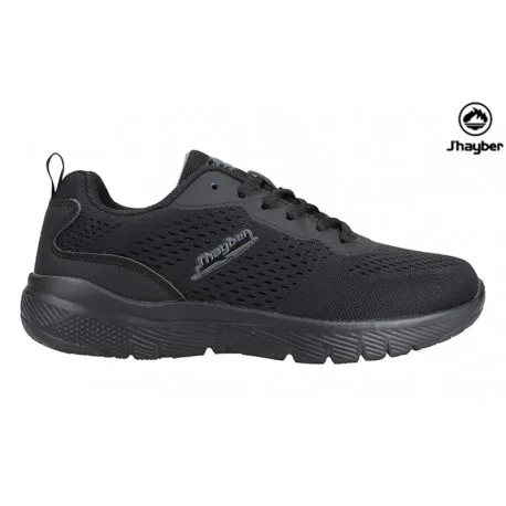 Deportivo Confort Foam Cómodo Negro. J'hayber
