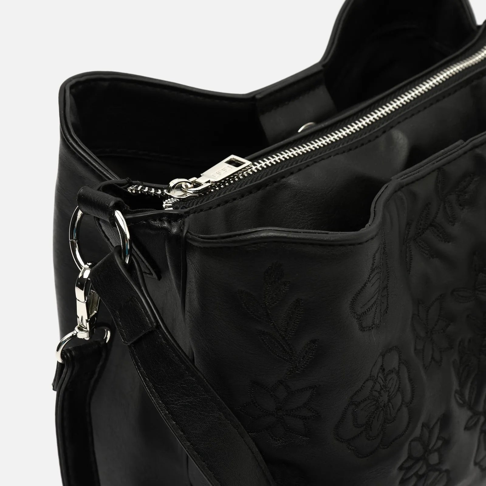Eliette bolso hobo grande grabado floral