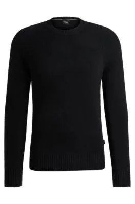 Jersey de cashmere con cuello redondo