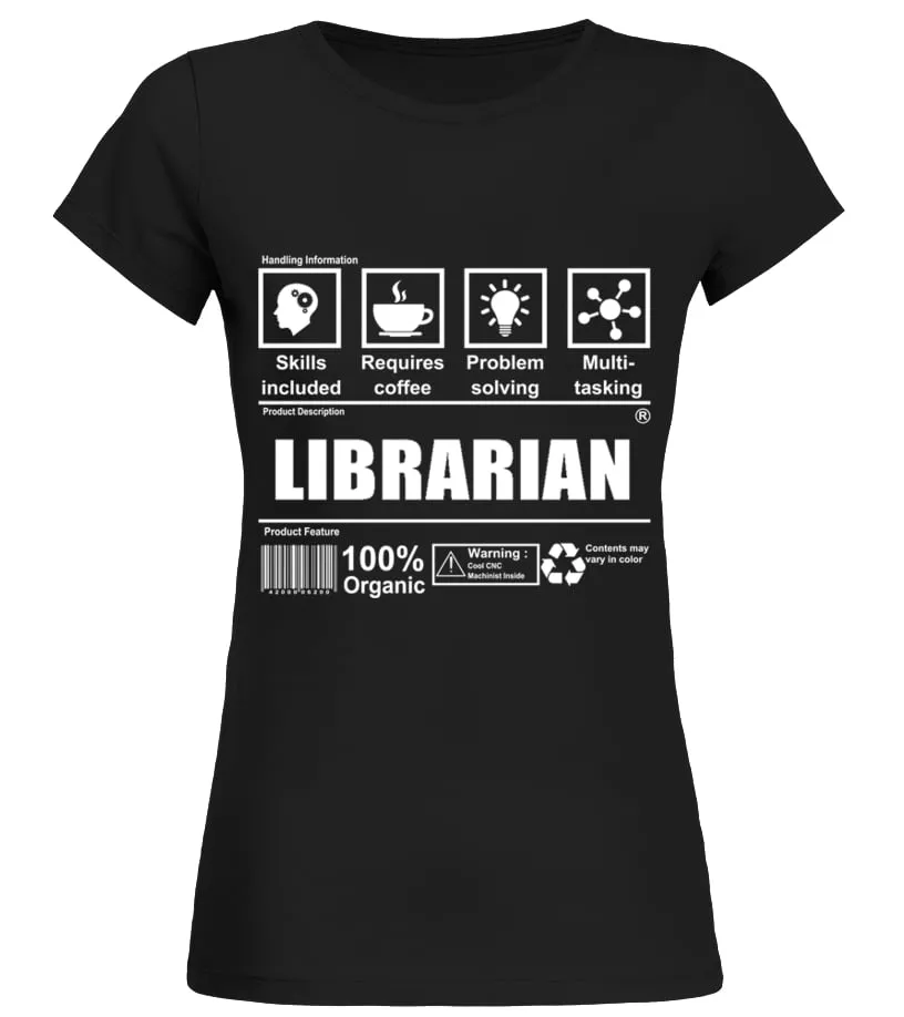 LIBRARIAN Camiseta cuello redondo Mujer