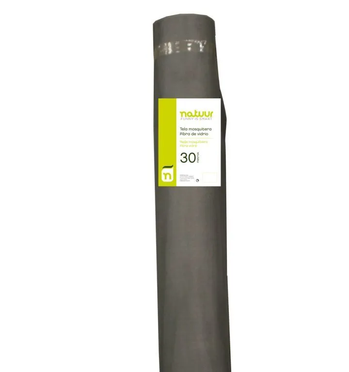 Malla mosquitera rollo 1,2x30mt fibra vidrio natuur nt62528