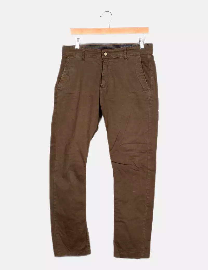 MARFINNO Pantalón verde básico