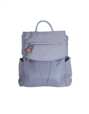 Mochila Nylon Azul Solapa