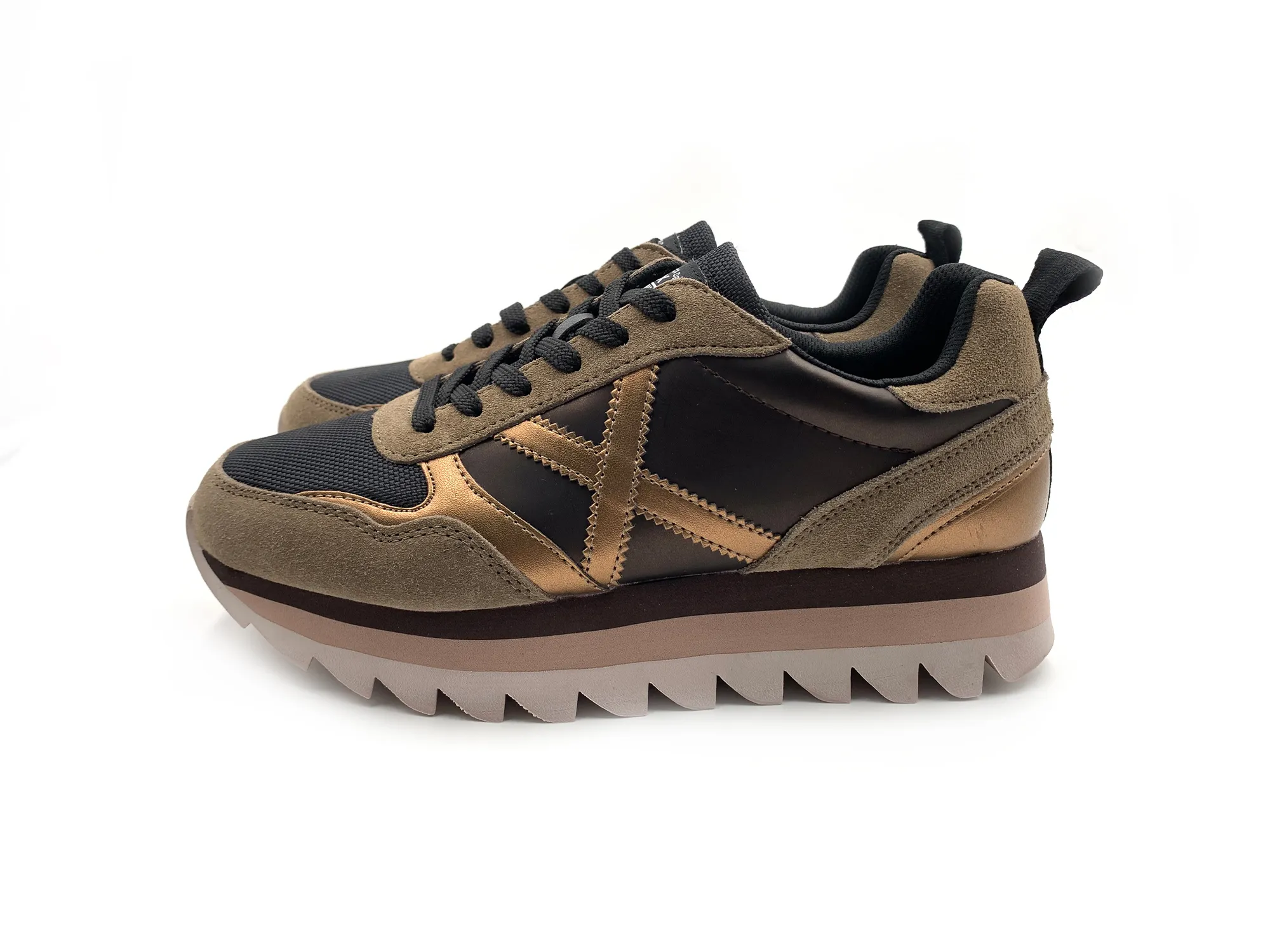 Munich Ripple  8765051 Deportivo Casual Piso Volumen Blanco Mujer
