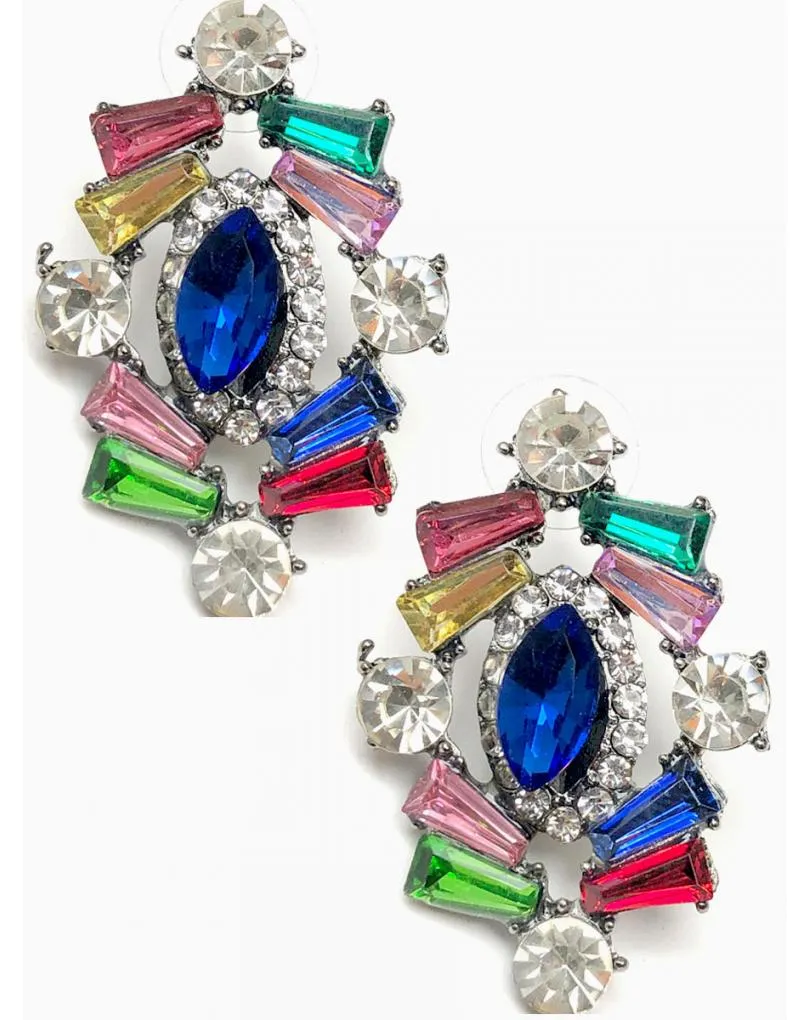 PENDIENTES DE FIESTA PARA BODAS CARGADOS DE COLOR