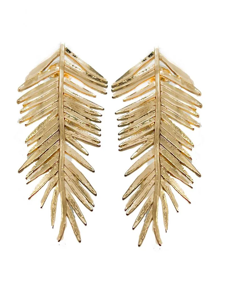 PENDIENTES DORADOS CON ELEGANTE ESPECIAL BODAS DE DIA