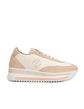 POPA Deportivas Plataforma Beige
