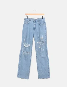 Pull&Bear Jeans azul ripped