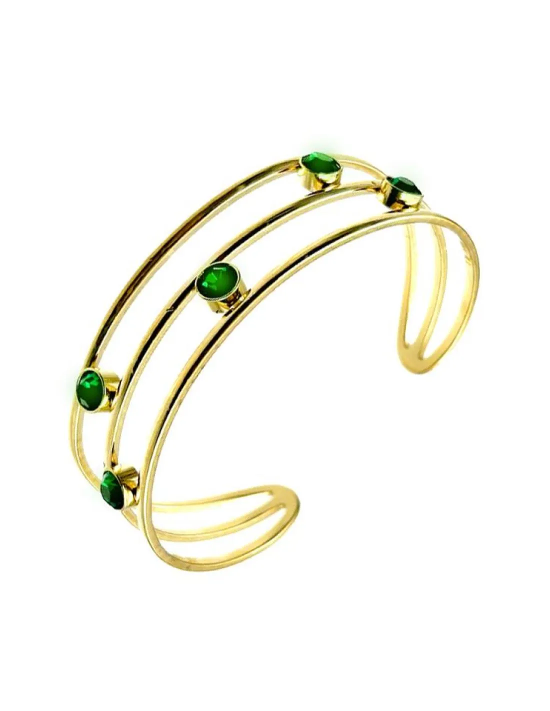 PULSERAS PARA BODAS DORADAS Y VERDES CON CRISTAL BRILLO