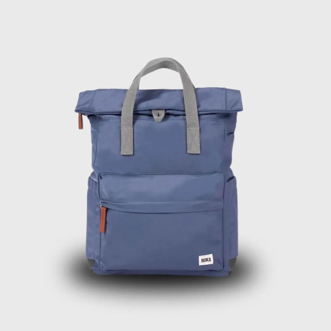 Roka London Canfield B Recycled Nylon Backpack Small Airforce