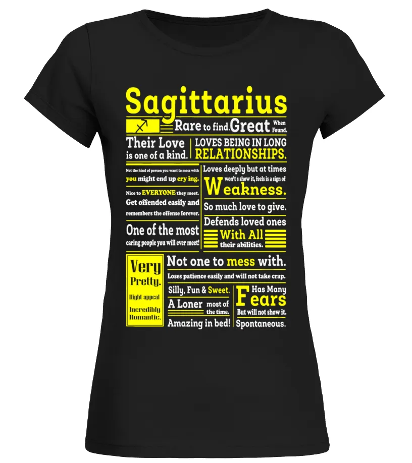 sagittarius Camiseta cuello redondo Mujer