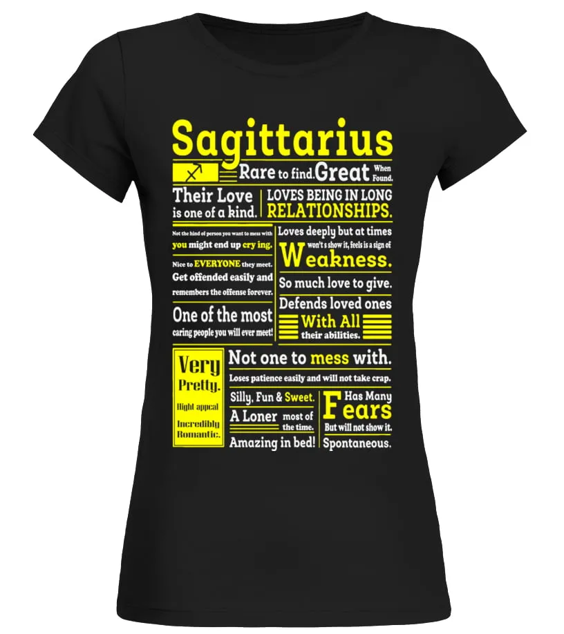 sagittarius Camiseta cuello redondo Mujer