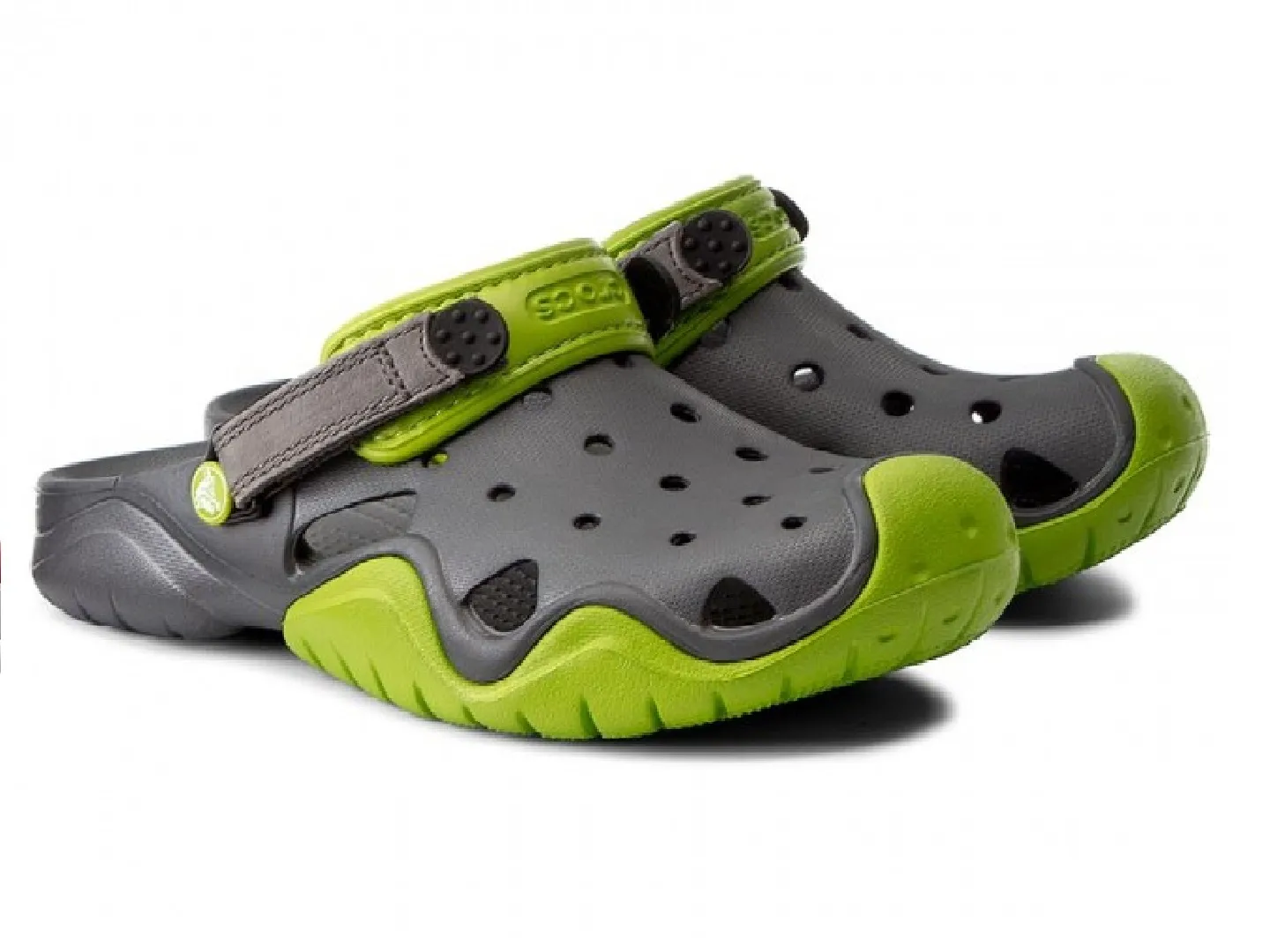 Sandalias Crocs Swiftwater Verde Para Hombre