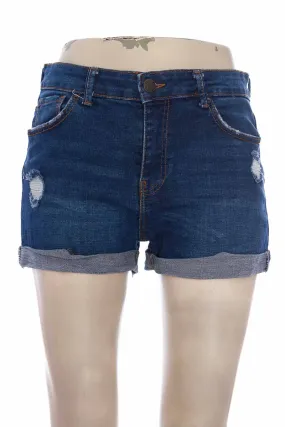 Short color Azul - Bershka