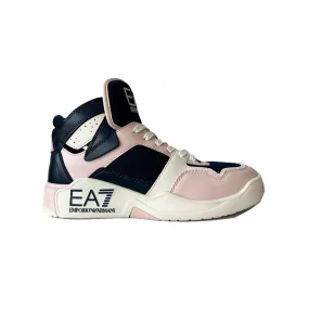 Sneakers Altas EA7 Emporio Armani X8Z039 XK331 T574 Color Rosa y Marino