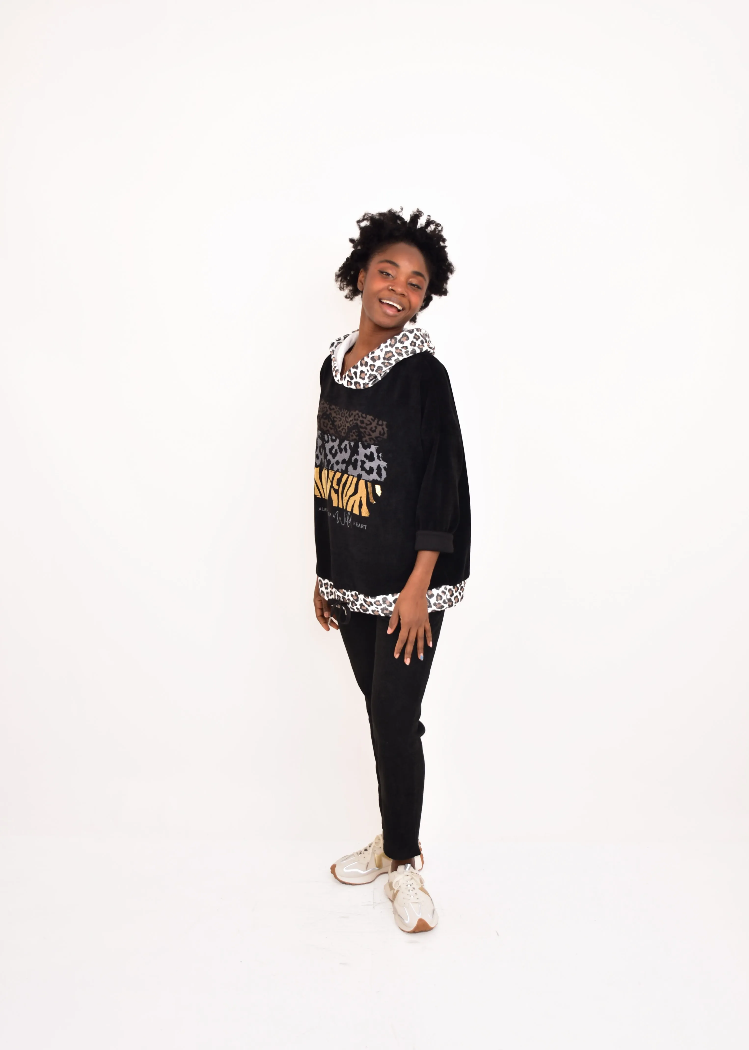 SUDADERA MICROPANA-NEGRA