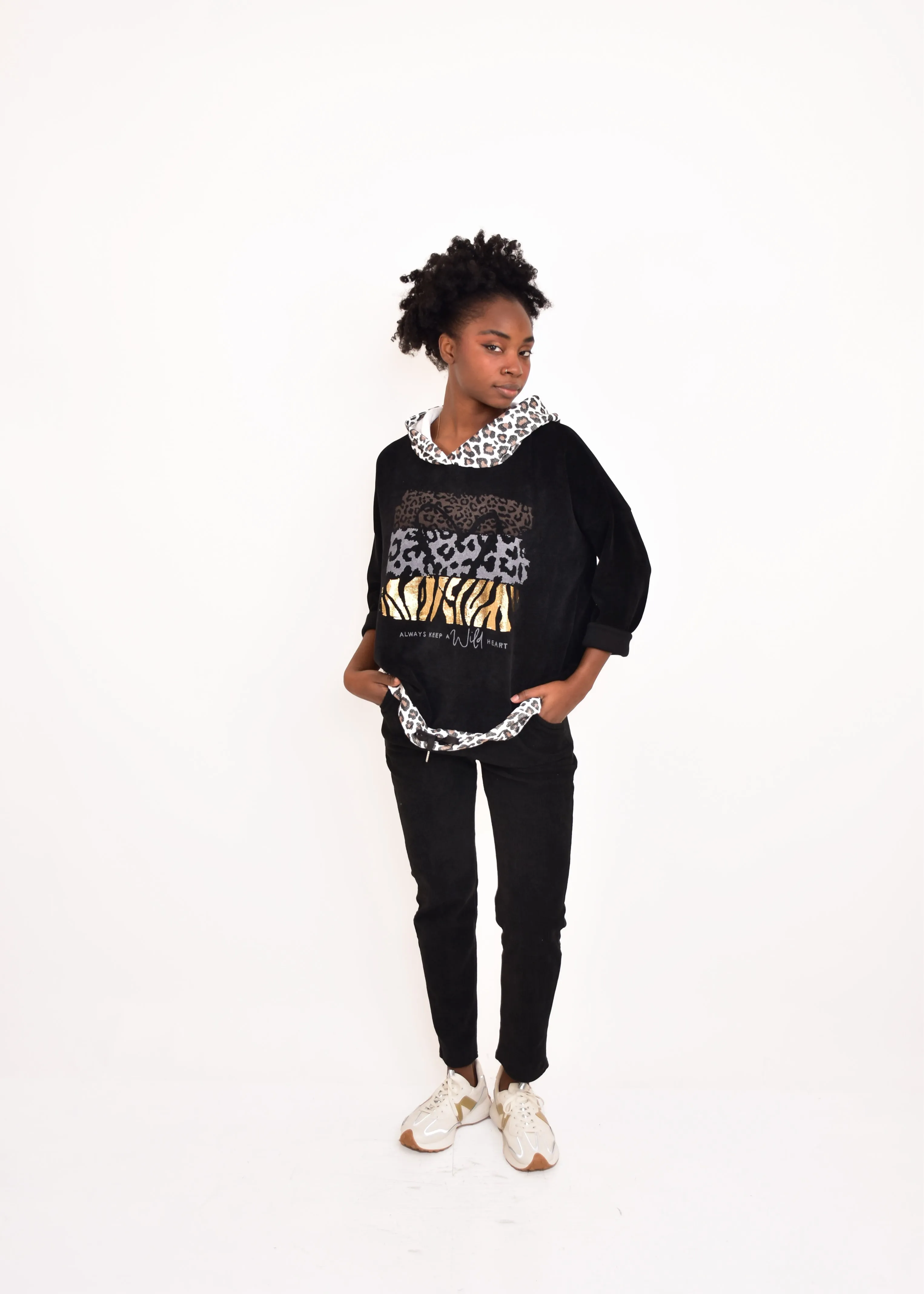 SUDADERA MICROPANA-NEGRA