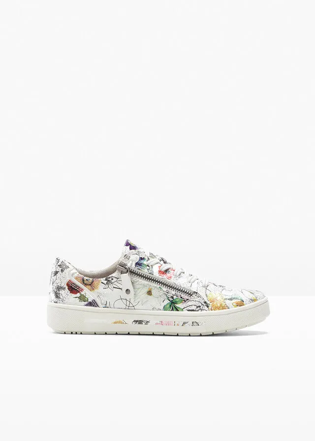 Zapatillas Jana con ancho cómodo Blanco de flores